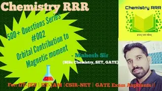 500+Questions Series | #002| Orbital Contribution to Magnetic moment