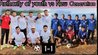New Generation vs Authority of youth. Soccer tournament for Karen Revolution day.