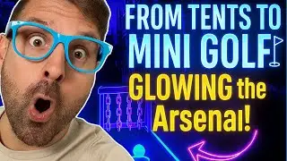 Rental Life Vlog + Glow Golf Plans for a 9-Hole Course ⛳