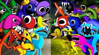[New Update] NEW 2D Rainbow Friends Chapter 2 Vs OLD 3D Rainbow Friends Remake🎶Friday Night Funkin'