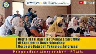 Pengabdian Masyarakat FTMM UNAIR I Edukasi Digitalisasi dan Riset Pemasaran UMKM