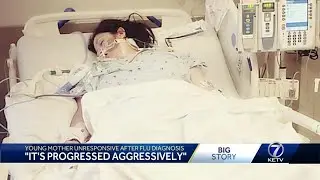 Mother unresponsive following flu diagnosis