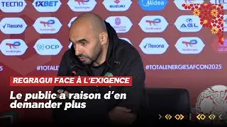 Regragui : &laquo; Je comprends l&rsquo;exigence du public marocain &raquo; apr&egrave;s Maroc&ndash;Tanzanie