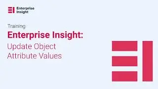 4. Update Object Attribute Values