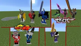Saiu Nova Addon De Kamen Rider (BETA) Com Saber - Ryuki E Armas 3D...