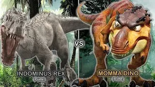 Indominus rex VS Momma dino (Remake)