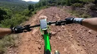 Pista Roja Downhill MTB, Desierto de las Palmas, Castellón.