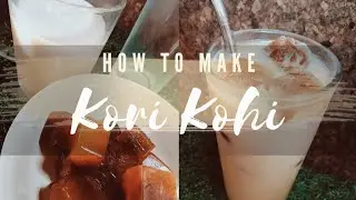 How to Make Kori Kohi | Japanese Iced coffee | Easiest Iced Coffee Cube Drink #KoriKohi #icedcoffee