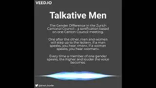 Talkative Men &ndash; The Gender Difference in the Zurich Cantonal Council