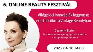 Világpiaci innovációk faggyús és érett bőrökre a Vintage Beautyban