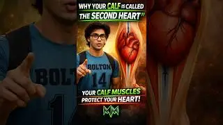 🦵❤️ Calf = Second Heart !Agar ye weak hui, toh heart bhi struggle karega.#motivation #bodybuilding