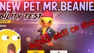ff new pet Dr.beanie top up || ff new pet ability test || #telugu ff trolls