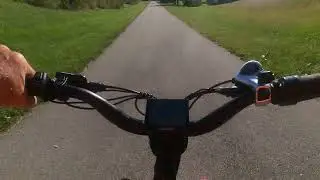 Seniors over 60 riding e bikes