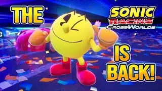 The PAC is BACK! In Sonic Racing Crossworlds (Pac-Man DLC)