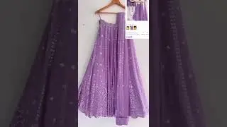 lavender colour lehenga in #meesho #shorts shorts #lehenga || meesho find series - 1