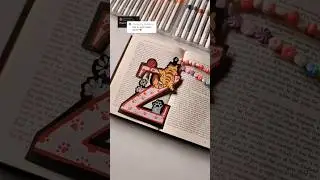 Z Letter Art..💗 #aestheic #alphabetart #bookmarkideas #artandcraft