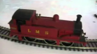 00 Model Railway G&R WRENN Ltd W2204 L.M.S 0-6-0 Crimson Red Steam Locomotive RN. 7420 backwards