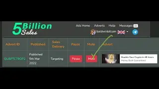 5 Billion Sales Guaranteed Sales: Mute Advert #guaranteedsales #5billionsales #baldwinbitcoin