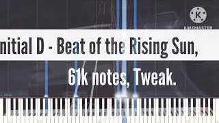 [Black Midi] Initial D - Beat of the Rising Sun, 61k notes, Tweak.