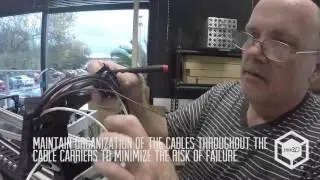 Gigabot 3.0 Wiring Part 5 of 6: X/Y Cable Carriers, HB Wiring, Routing and Panduit Cover Placement