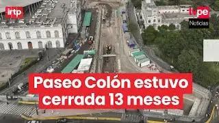 L&iacute;nea 2: reabren dos carriles de la avenida Paseo Col&oacute;n tras m&aacute;s de un a&ntilde;o de cierre