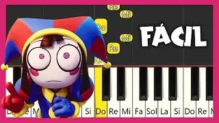 DIGITAL CIRCUS Ending Theme - CIRCO DIGITAL Tema Final - TUTORIAL DE PIANO FÁCIL