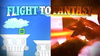 ПОЛЕТ В ФАНТАЗИИ ОТ МЕНЯ // ВИТРИНА УРОВНЯ GEOMETRY DASH //
