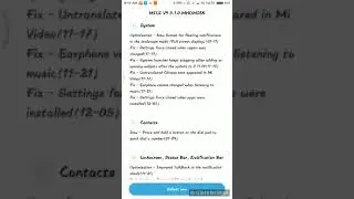 miui 5.9.1.0 update on redmi note3... new features and fixed bugs
