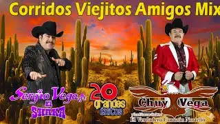 Chuy Vega vs Sergio Vega Grandes Exitos - Puros Corridos Viejitos Mix Para Pistear