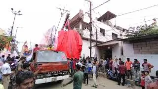 Ganesh Aagman || Ganesh idol transporting 2021 || Ganpathi Murti Aagman 2021 || Ganesh Aagman 2021