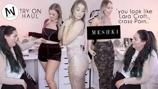 BEST FRIEND ROASTS MY MESHKI HAUL | Meshki Boutique Try On Haul Curvy Girl