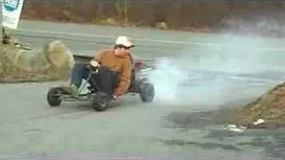 Methanol Go Kart Burnout