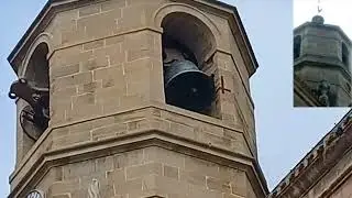Volteo general de campanas en la Parroquia de San Miguel de Lodosa (Navarra) por Año Nuevo