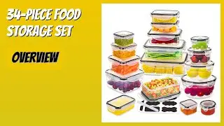 REVIEW (2025): 34-Piece Food Storage Set. Features