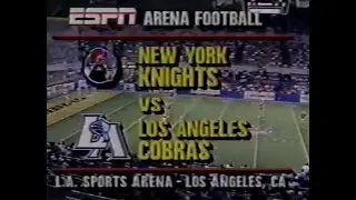 Arena Football - 1988 Season - New York Knights at Los Angeles Cobras (Complete Game)