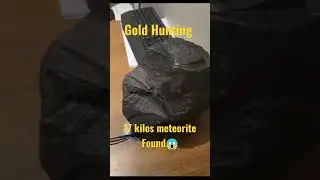 17 kilos Meteorites found! #metaldetecting #goldhunting #shorts