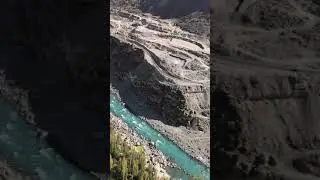 View from Altit Fort Autumn Hunza Gilgit Baltistan