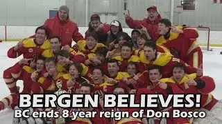 Bergen Catholic 3 Don Bosco Prep 2 | Bergen County Final | BC ends 8 year reign of Ironmen