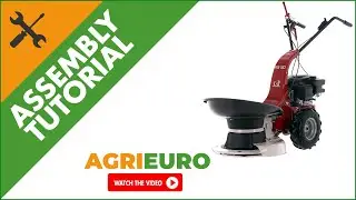 Eurosystems RS90 Wheeled Self-propelled Petrol Rotary Scythe Mower - Assembly tutorial