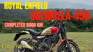 Royal Enfield Guerrilla 450 City Ride review Traffic Performance after 8000KM 