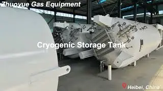 20m&sup3; oxygen, nitrogen, and argon storage tanks equipped with 10m&sup3; booster vaporizers
