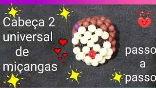 Cabeça 2 universal de miçangas