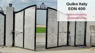 تركيب موتور بوابة مفصلية أوتوماتيك QUIKO EON 400 من تكنولوجى فالى