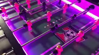 Supersized 12-player Glow LED Foosball Table