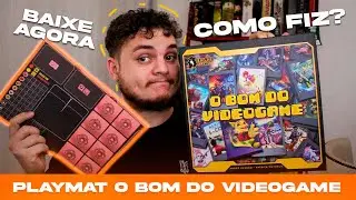 Criei um PLAYMAT para O Bom do Videogame [BAIXE AGORA] | O Bom do Videogame