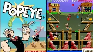 POPEYE JAVA GAME WALKTHOUGH GAME PLAY
