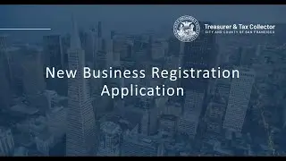 New Business Registration Instructional Video