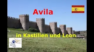 Stellplatz Apark in Avila, Altstadt mit komplett intakter Stadtmauer mit 82 Türmen und 9 Toren.