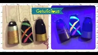 3 Going Out Designs Using Sharpie Pens Nail Art By Gelulicious