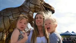 SCARY DINOSAURS AT THE FAIR!